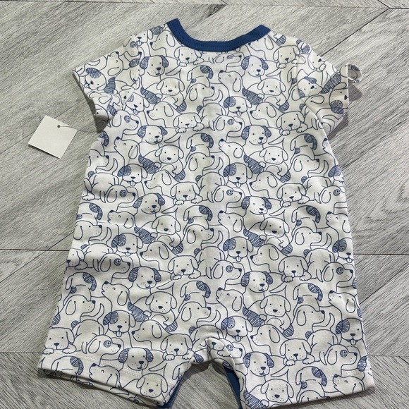 Little Me Striped and Puppy Print Bodysuit Duo - Picture 3 of 6